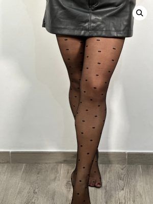 Medias Negra Topos