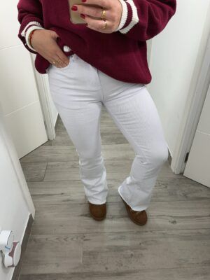 Pantalón Blanco Campana