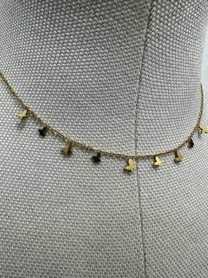 Collar Mariposa Dorado
