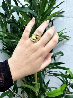 Anillo de acero Mate