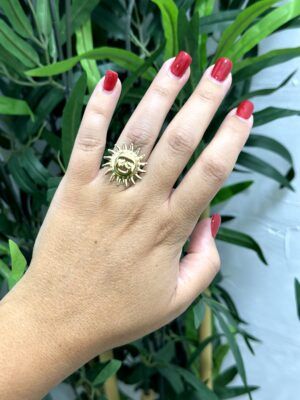 Anillo Sol Dorado