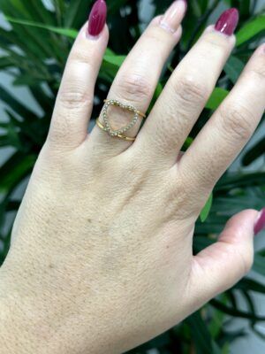Anillo Corazón Dorado