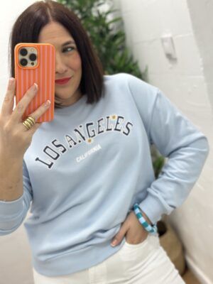 Sudadera celeste los Ángeles