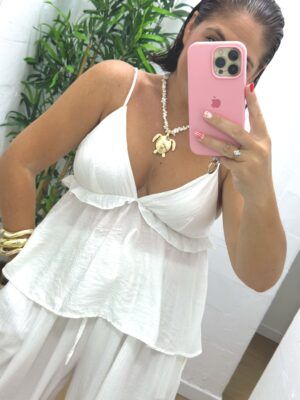Top blanco