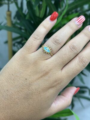 Anillo ojo turco 11