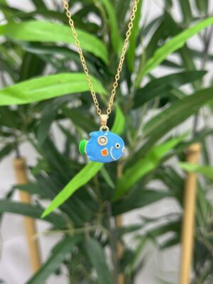 Collar pez Celeste