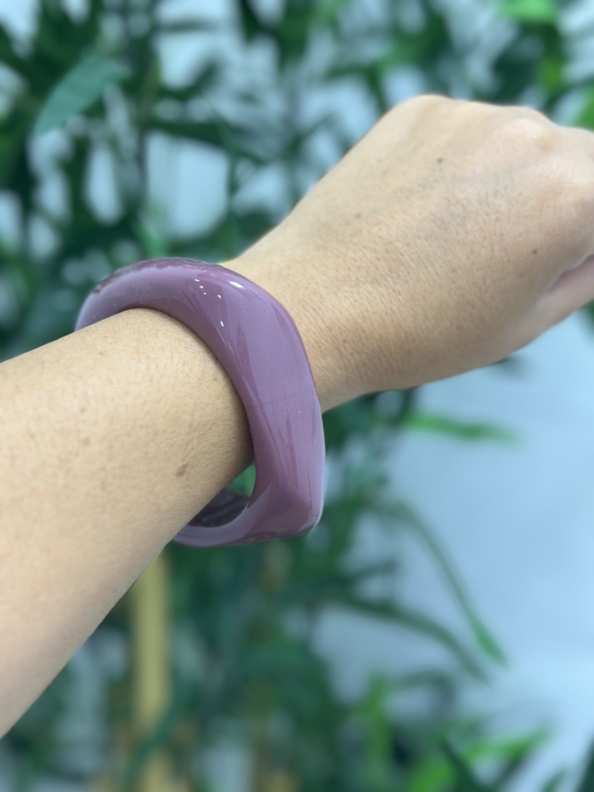 Pulsera resina Morada