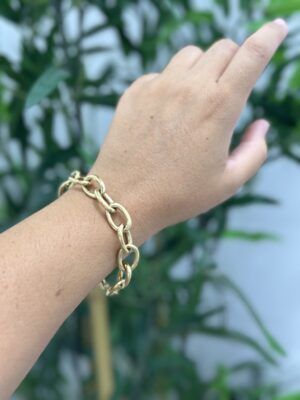 Pulsera eslabón Dorada