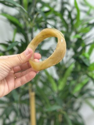 Pulsera resina beige