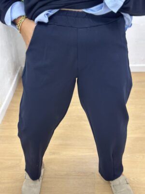 Pantalón Ballón Punto roma  Marino