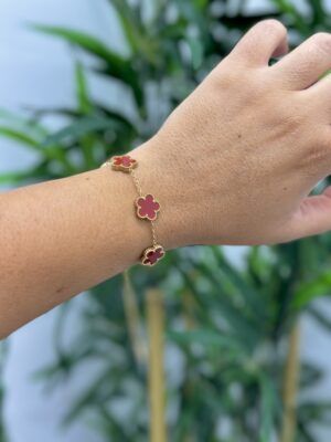 Pulsera Inspiración Fendi Teja