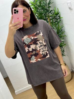 Camiseta Gris