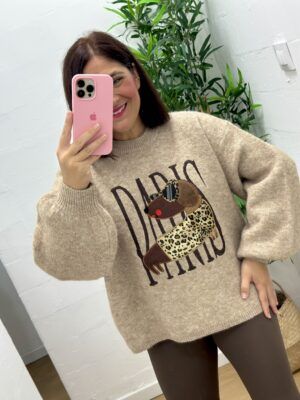 Jersey perro beige