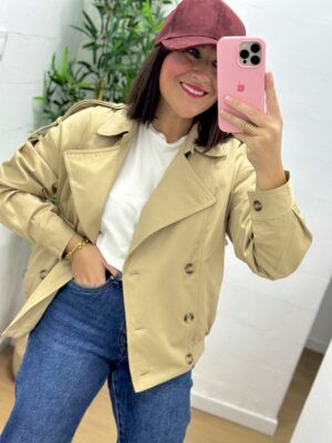 Cazadora gabardina