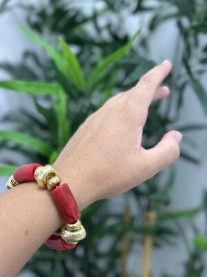 Pulsera aboliros rojo