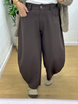 Pantalón ballon marrón