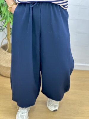 Pantalón abullonado Marino